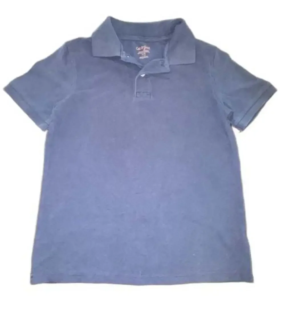 Blue Cat & Jack School Uniform Piqué Polo Shirt Size M (8)